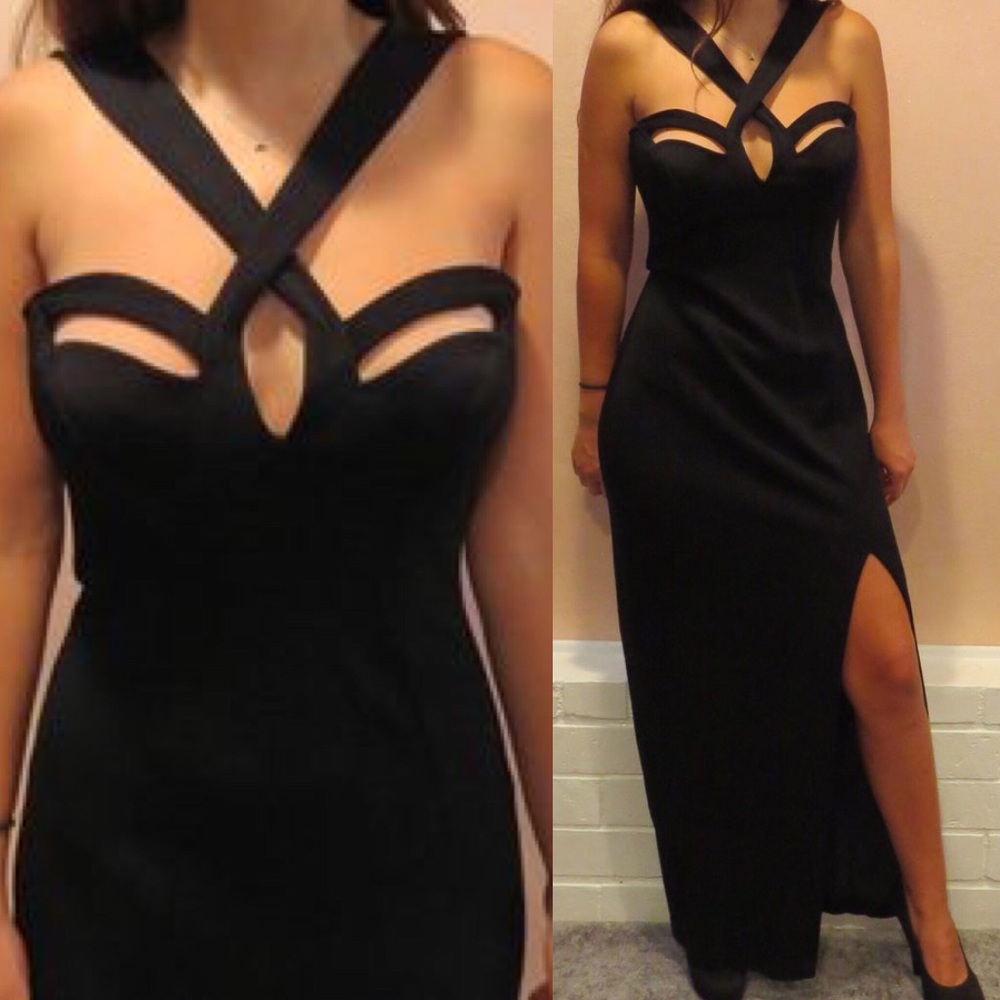 Black formal dress